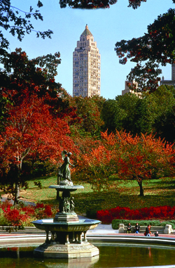 Tower from Central Park with Fountain_High Res (Norman McGrath).tif